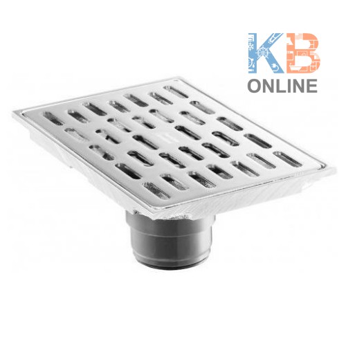 A-8207-N ตะแกรงกันกลิ่นแบบเหลี่ยม 4x6 นิ้ว | A-8207-N Floor Drain 4x6'' Rectangular Brush Nickel Ame
