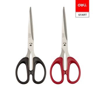 Deli กรรไกร รุ่น Start NO.6034 160mm(6 1/4นิ้ว), NO.6009 180mm(7นิ้ว)