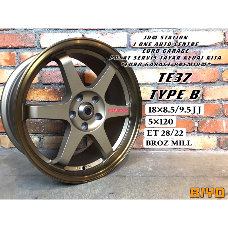 Rays TE37 TYPE B DESIGN WHEELS 18INC BMW E36 E46 E90 F30 F10