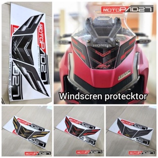 สติกเกอร์เรซิ่น ลายนูน สําหรับติดกระจกหน้ารถยนต์ Honda Adv160.