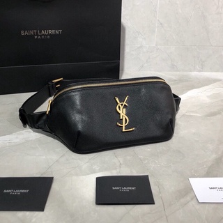 พรี YSL classic bumbag กระเป๋า​คาด​เอวกระเป๋าคาดอก หนังแท้ กระเป๋าแฟชั่น