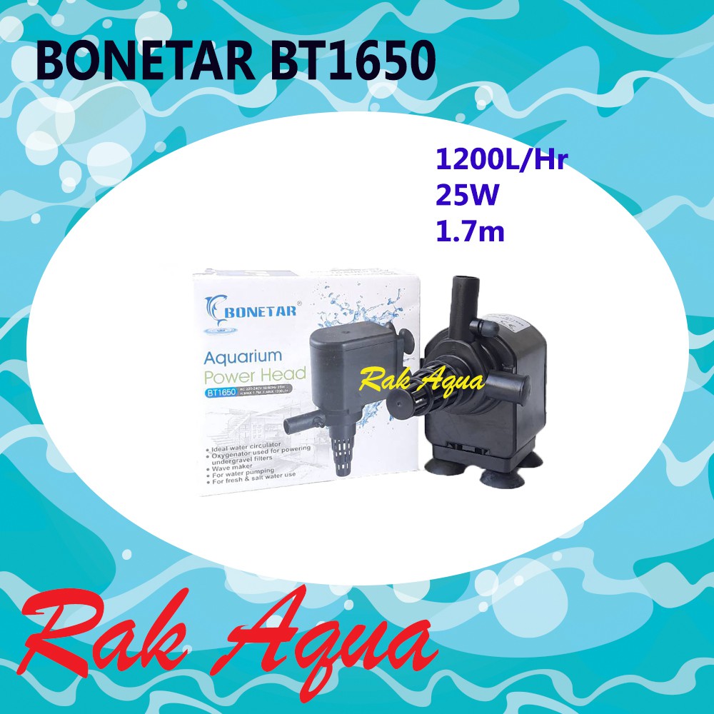 ปั้มน้ำ โบนต้า BONETAR-BT1650 Water Pump 1200L/Hr 25w