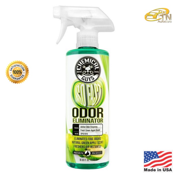 Chemical Guys SO FAST ODOR ELIMINATOR GREEN APPLE SCENT (16 oz) (ของแท้)