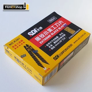 SDI ใบมีดคัตเตอร์ 9 มม (หลอด 10 ใบ) คัตเตอร์ Cutter Blade K403 1361 1403 K361