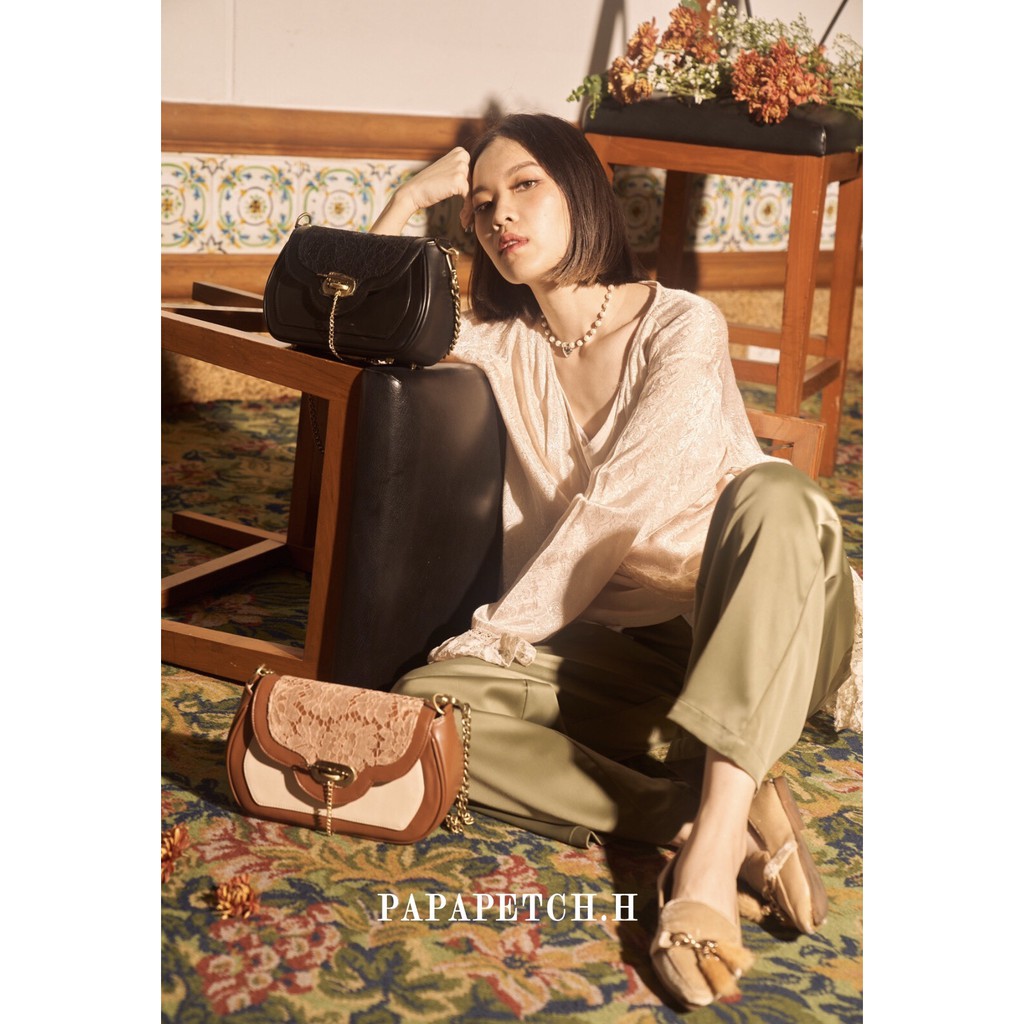 Papapetch - Wildflower lace bag กระเป๋าถือ - papetch - ThaiPick