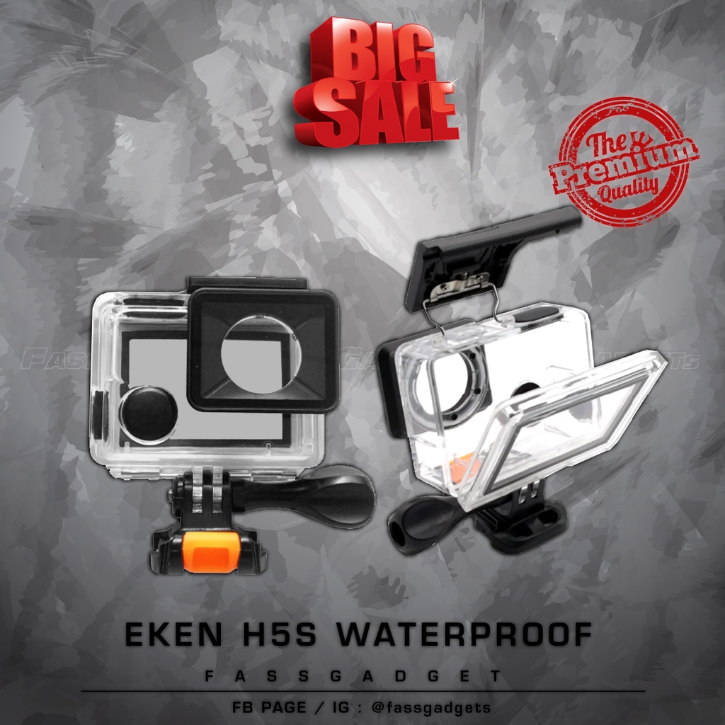เคสกันน้ําสําหรับ EKEN H5S, H6S, H8R