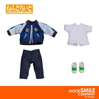 พร้อมส่ง+โค้ดส่วนลด Nendoroid Doll: Outfit Set (Souvenir Jacket - Blue) (ลิขสิทธิ์แท้)