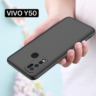 Case TPU Case VIVO Y50 เคสโทรศัพท์วีโว่ เคสซิลิโคน เคสนิ่ม สวยและบางมาก เคสสีดํา [ส่งจากไทย]