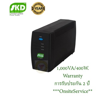 UPS (เครื่องสำรองไฟฟ้า) SKD รุ่น LED-1000 (1000VA/400W) - (ประกัน 2 ปี.OnsiteService)