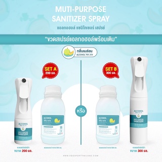 📣 เซตสุดคุ้ม  ขวดสเปรย์ MUTI-PURPOSE  SANITIZER SPRAY