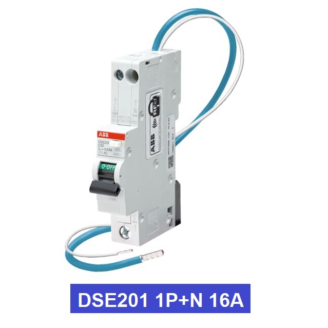 ABB ลูกเซอร์กิตเบรกเกอร์กันไฟดูด กันไฟรั่ว RCBO รุ่น DSE201 1P 30mA 6kA