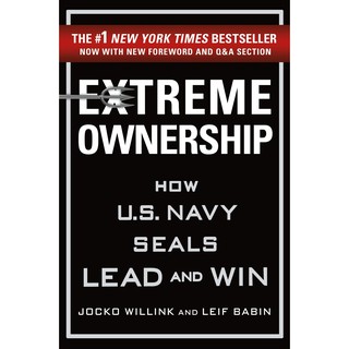 Extreme Ownership (How U.S. Navy SEALs Lead and Win) Hardcover หนังสือภาษาอังกฤษมือหนึ่ง