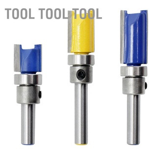 เครื่องมือตัดแบริ่ง 1/4 นิ้ว Flush Trim Router Bit สําหรับงานไม้