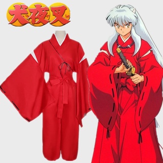 ชุดคอสเพลย์ ชุดกิโมโน แม่มด อนิเมะ Inuyasha Kikyo COSPLAY สวมบทบาทสมมุติ