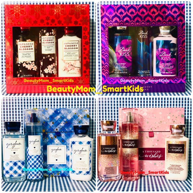 ชุดของขวัญ BATH&BODY WORKS Gift Set 3 pcs.Body Wash & Body Spray ,Body Lotion มีหลากหลายกลิ่นหอมให้เลือกส่งความสุข