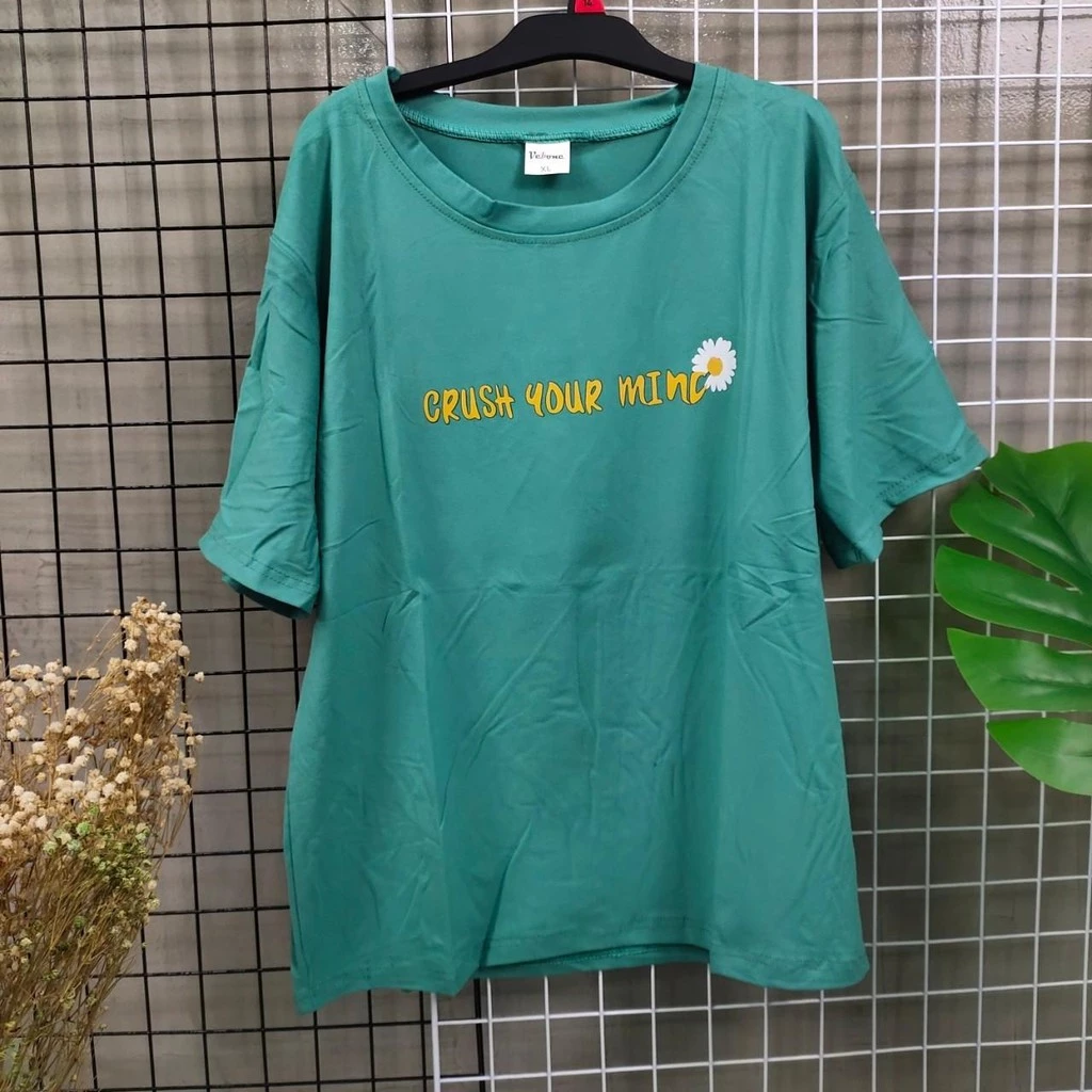 เสื้อยืดโอเวอร์ไซส์ UNISEX คอกลม สกรีนลายดอกเดซี่ MANOV50 ST72 thumbnail 10