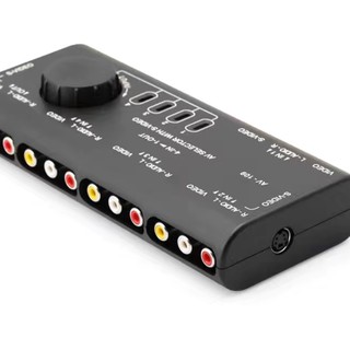 Generic Av109 Audio And Video Switcher With S Terminal Composite Av Black