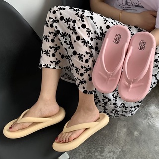SH0-YM9 รองเท้าแตะ ใส่เล่นสงกรานต์ กันลื่น หูหนีบ มินิมอล ใส่สบาย สินค้าพร้อมส่ง
