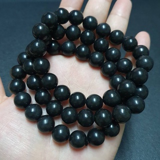 ข้อมือหินโอนิกซ์ดำด้าน Matt black onyx 10 มม.