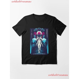 Ghost In The Shell Essential T-Shirt เสื้อยืดแขนสั้น overside เสื้อยืดผู้หญิง เสื้อยืดผู้ชาย เสื้อยืดพิมพ์ลาย เสื้อยืดแฟ