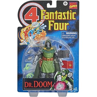 Hasbro Marvel Legends Series Vintage Fantastic Four Doctor Doom 6-Inch Action Figure ขนาด 6 นิ้ว ลิขสิทธิ์แท้