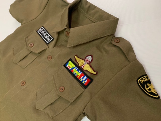 ชุดตำรวจเด็ก ชาย หญิง ชุดอาชีพเด็ก ชุดตำรวจเด็ก ชุดตำรวจเด็กผ้าโซล่อน