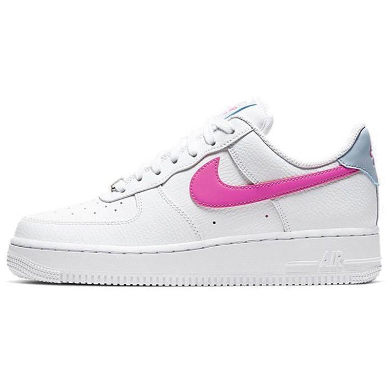 nike air force one white pink