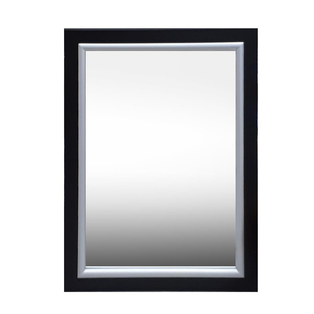 กระจกมีขอบ กระจกเงากรอบไม้ MOYA HP11 60x80 ซม. กระจกห้องน้ำ ห้องน้ำ DECORATIVE BATHROOM MIRROR WITH WOODEN FRAME MOYA HP