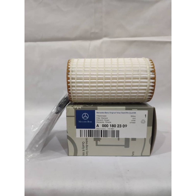 กรองน้ํามันเครื่อง MERCEDES BENZ W210 V6(A0001802309)(เอ1121840525)(HU718/5)