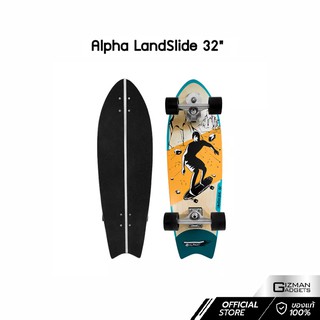 SurfSkate เซิร์ฟสเก็ต Alpha LandSlide 32 CX+SM Adaptor Skateboard สเก็ตบอร์ด