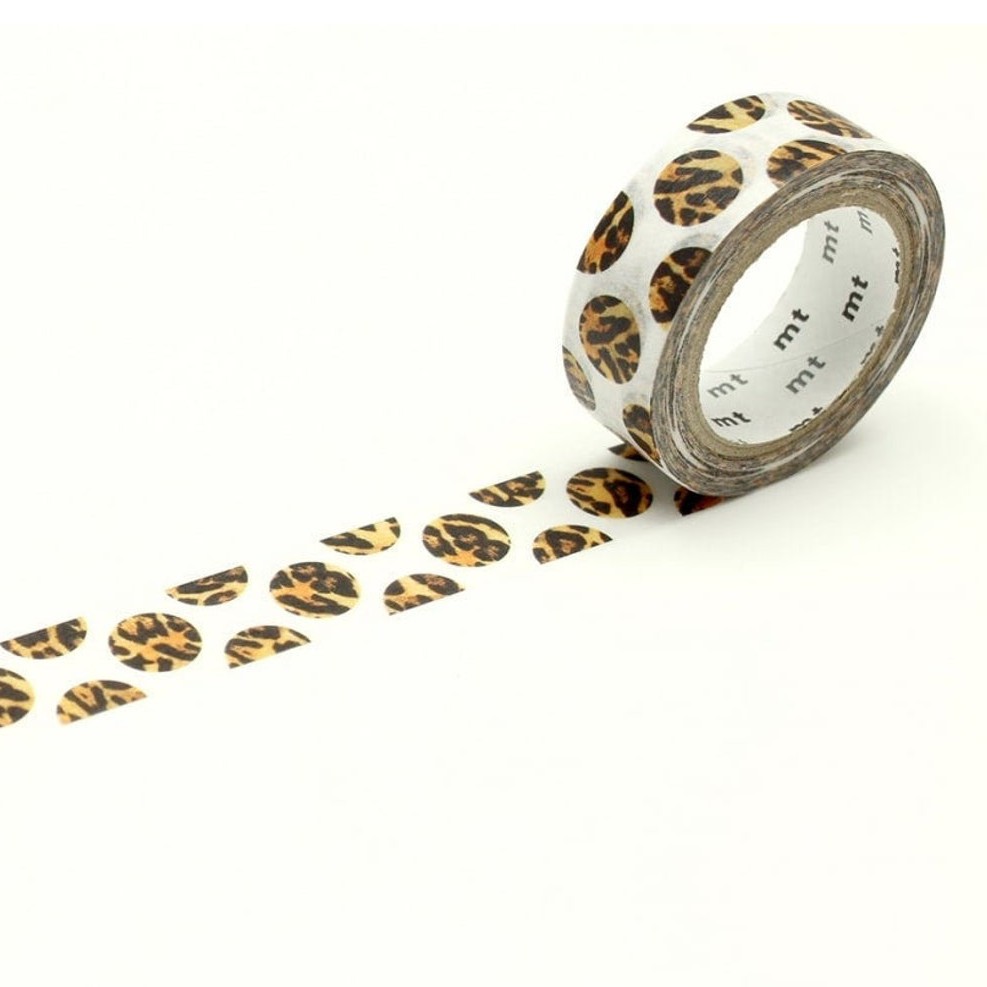 MT Ex Dot Leopard Washi Tape, เทปกาว MT - MTEX1P168