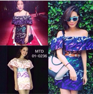 X231 B3 dress สั้น งานป้าย Matida ของใหม่ size S 31-26-33 ยาว27