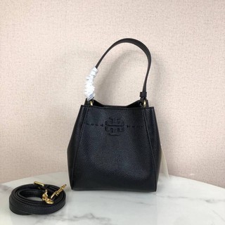 TORY BURCH McGraw Bucket Bag BLACK