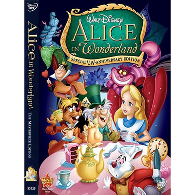 DVD หนังการ์ตูนมาสเตอร์ อลิซท่องแดนมหัศจรรย์ Alice in Wonderland (พากย์ไทย/อังกฤษ-บรรยายไทย) ของพร้อ