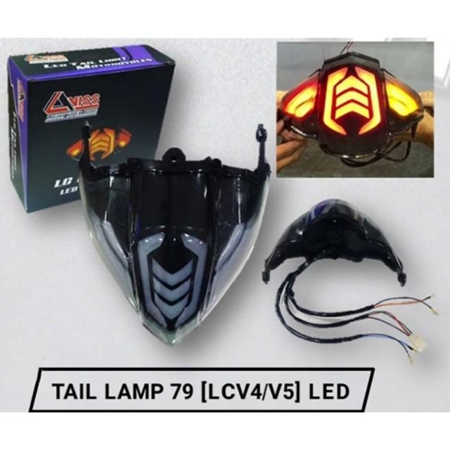 Lc135 v4 /v5 ไฟท้าย led vis