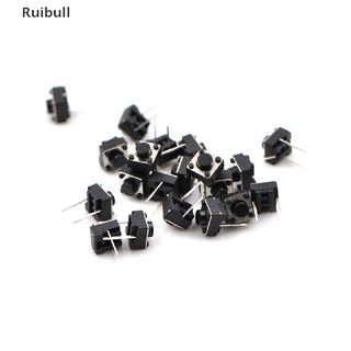 [Ruibull] 20pcs 2 pins Middle Feet 6*6*5mm Switch Tactile Push Button Switches Hot Sell