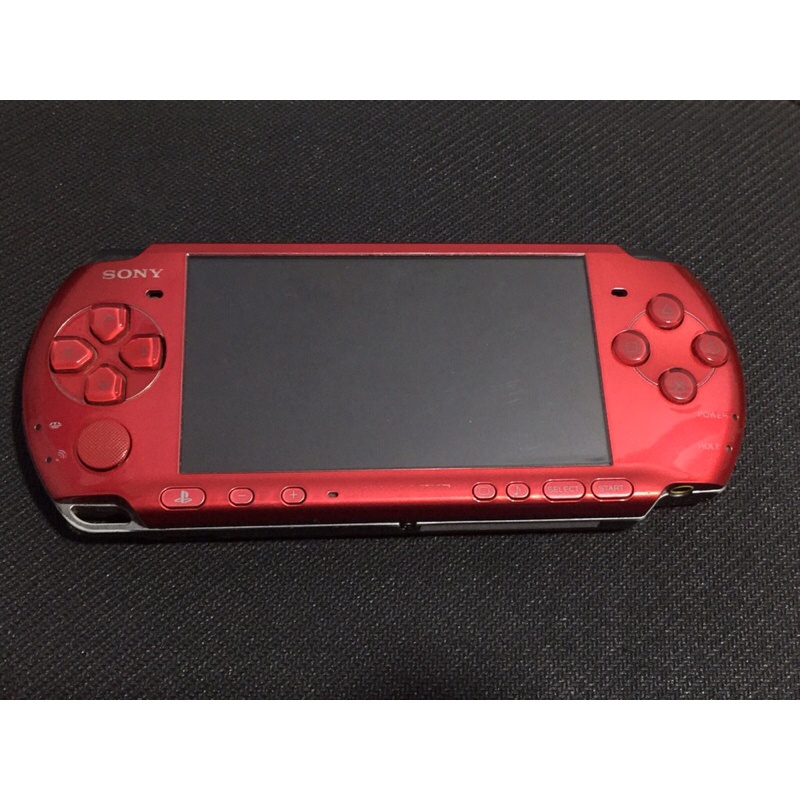 PSP 3000 มือสอง สีแดง