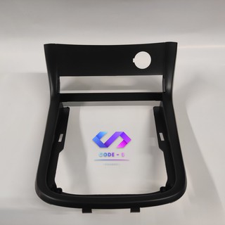 หน้าปรีแอมป์สำเร็จรูป ,หน้ากากปรี หน้าปรี , ช่องใส่ปรี ติดรถยนต์สำหรับรถรุ่น D-MAX ALL NEW สีดำ