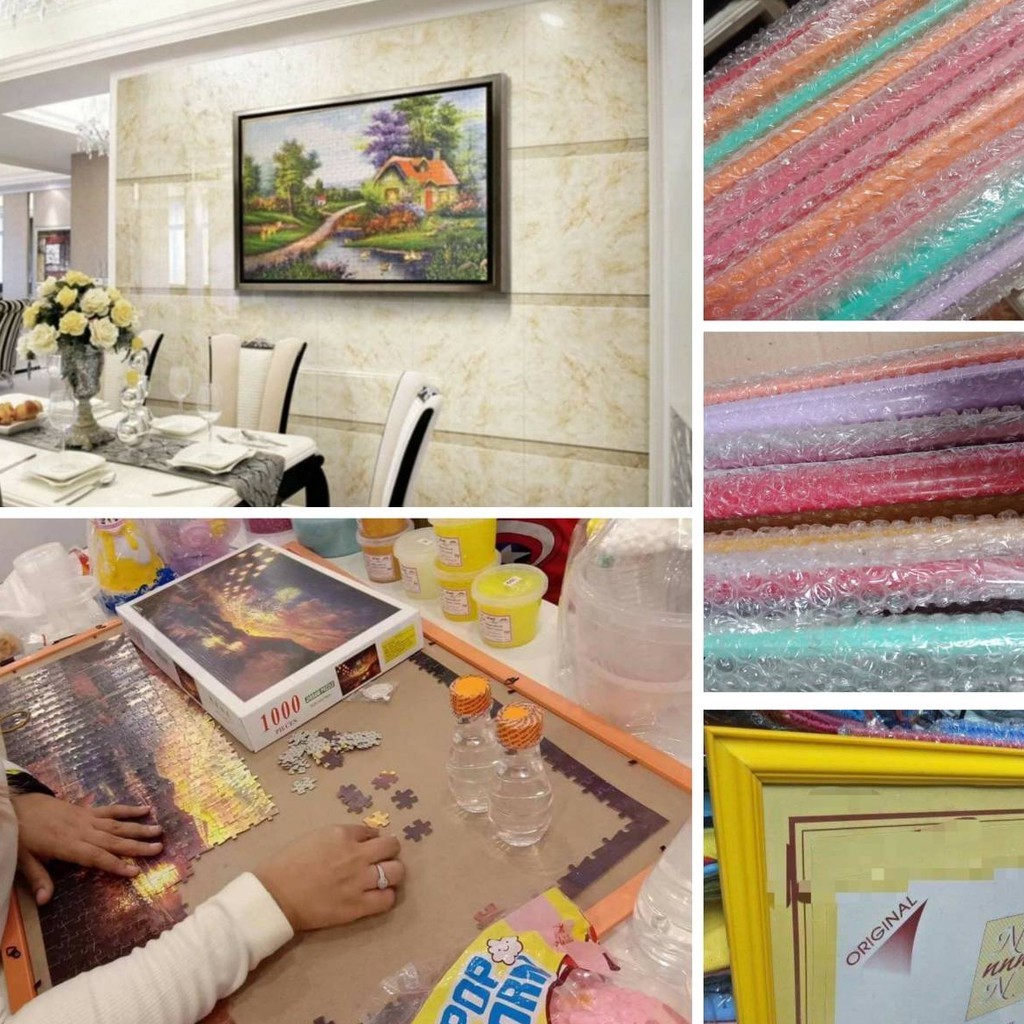 กรอบรูป จิ๊กซอว์ 1000ชิ้น 75x50CM. และ 70x50Cm  แบบแขวนติดผนัง ได้ทั้งแนวตั้งและแนวนอน