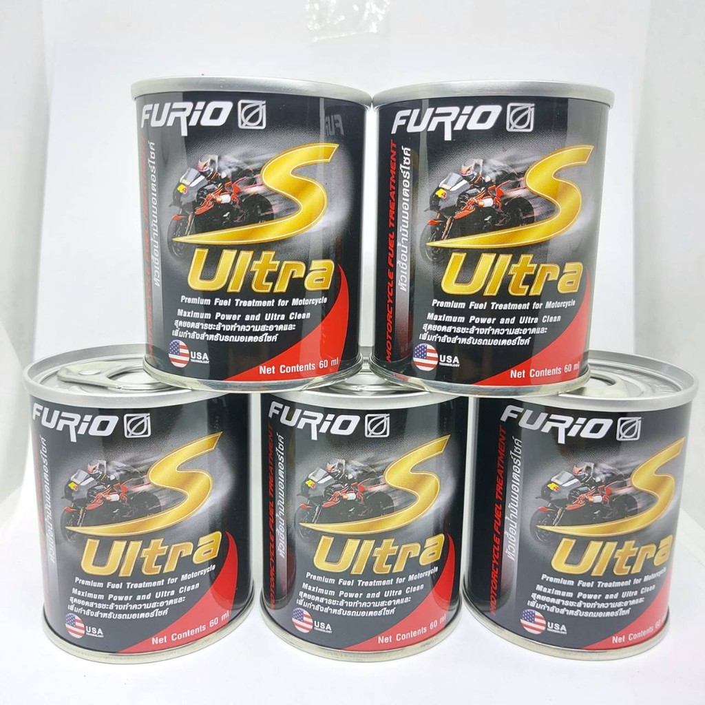 แพ็ค 2 ขวด FURiO S ULTRA หัวเชื้อน้ำมันมอเตอร์ไซค์บางจาก 60 ML หัวเชื้อน้ำมันเบนซิน/แก๊สโซฮอล์ - รูปที่ 3