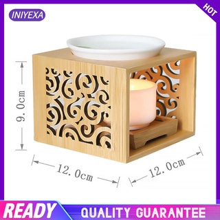 Delicate Romantic Ceramic Tealight Candle Holder Aromatherapy Oil Burner,Essential Oil Incense Aroma Diffuser Furnace Home Living Room Yoga Decoration