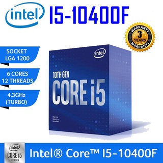 🔥โปรแรง9.9🔥 CPU (ซีพียู) 1200 INTEL CORE I5-10400F 2.9 GHz Warranty 3 - Y