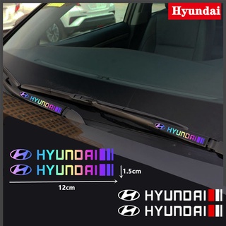 สติกเกอร์ที่ปัดน้ําฝน ด้านหน้า และด้านหลัง สําหรับ Hyundai Creta Ix25 Tucson Stereo Santa Knoa Solaris Ix35 2 ชิ้น