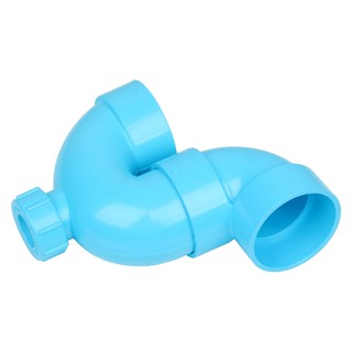 ท่อประปา ข้อต่อ ท่อน้ำ ท่อPVC พีแทรฟ (มีช่องระบาย) SCG 2 นิ้ว สีฟ้า P-TRAP PVC SOCKET SCG 2" LITE BLUE