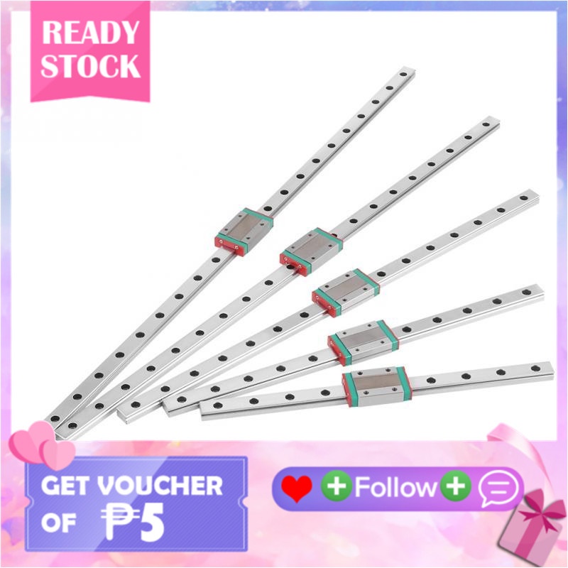 Ebayst MGN12H บล็อกนําทางรางเลื่อนเชิงเส้นขนาดเล็ก