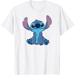 เสื้อยืด ลายการ์ตูนดิสนีย์ Stitch สําหรับผู้ใหญ่Size S-5XL