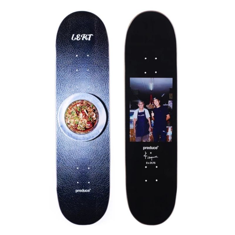 Preduce x Kanrapee Thai Food Lert Saeri Skateboard Deck 8.0 inch