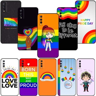 เคสโทรศัพท์ซิลิโคน TPU แบบนิ่ม ลาย SL121 LGBT สีดํา สําหรับ vivo Y76 5G V20 SE V21 5G V21e 5G