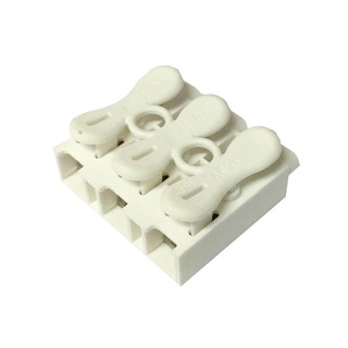 ลูกเต๋าต่อสายแบบกด HATASHI 3P 10A TERMINAL BLOCK 3P 10A HATASHI