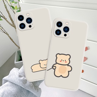 เคสซิลิโคนนิ่ม ลายหมีน่ารัก สําหรับ Infinix Note 11 10 Pro Hot 10s 11s 10 Play Tecno Camon 17 Pro Spark 7 Pro #H137